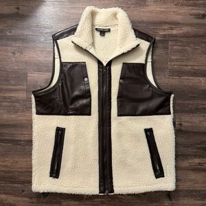 Michael Kors Sherpa vest